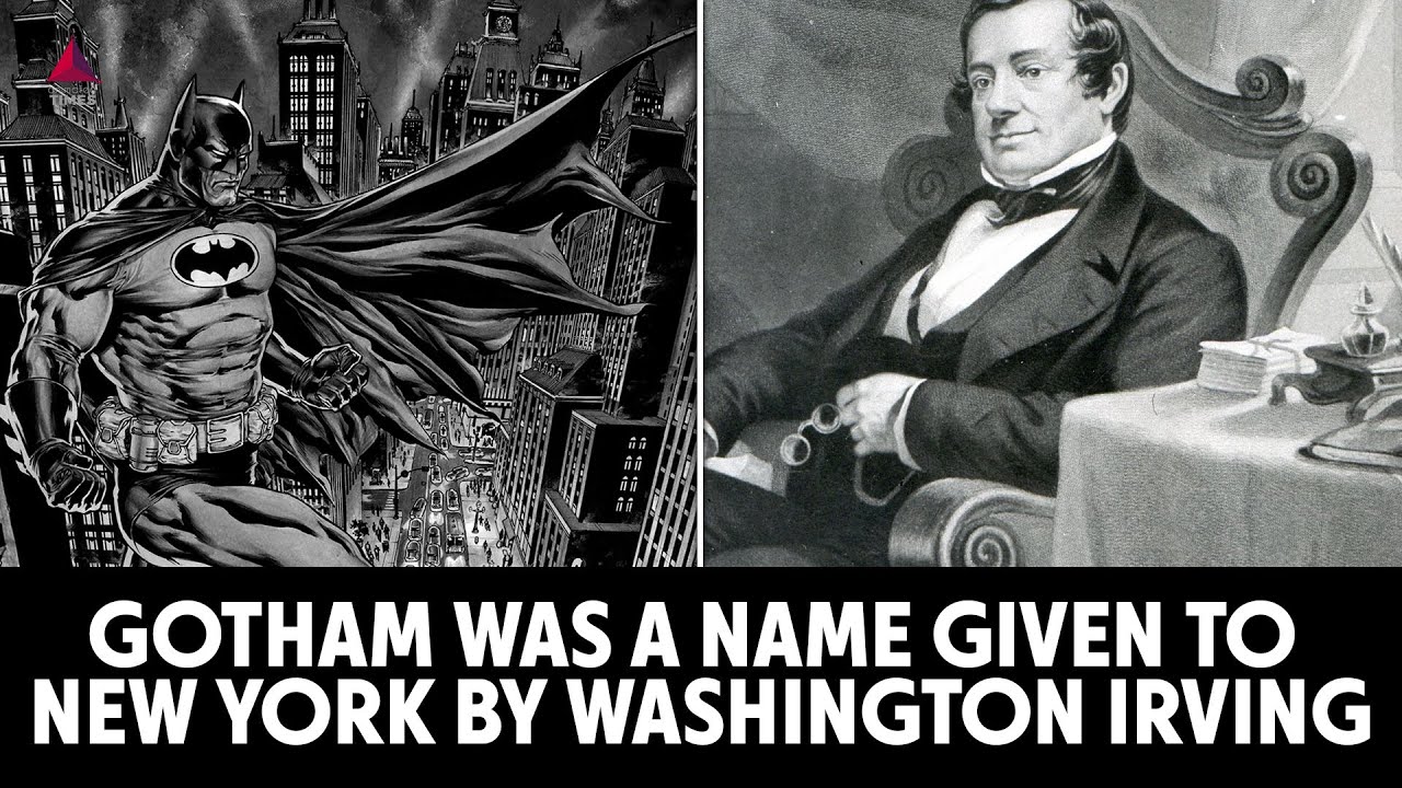 Gotham was a name given to new york by Washington Irving | #Shorts