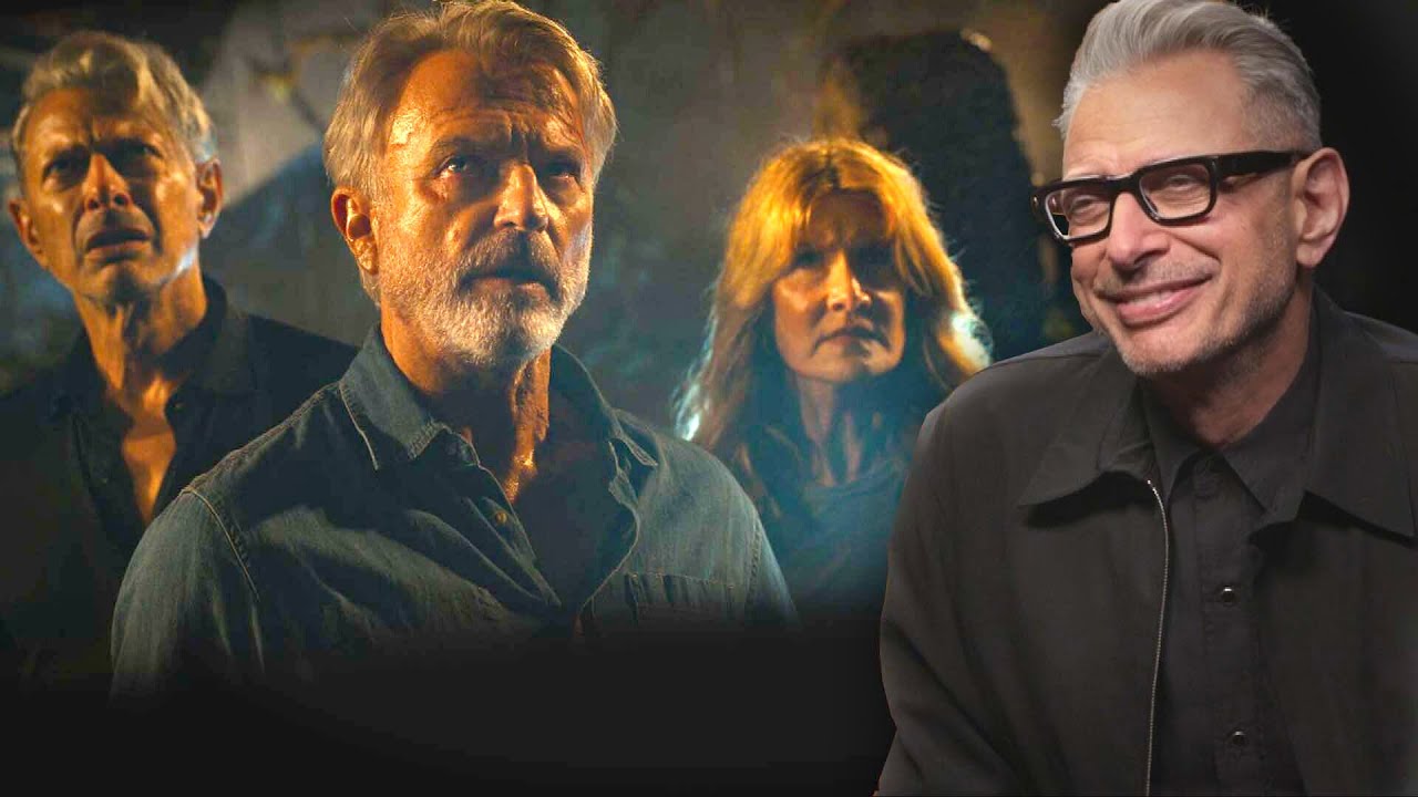 Jeff Goldblum on TRIPPY Reunion With Jurassic Park Co-Stars (Exclusive)