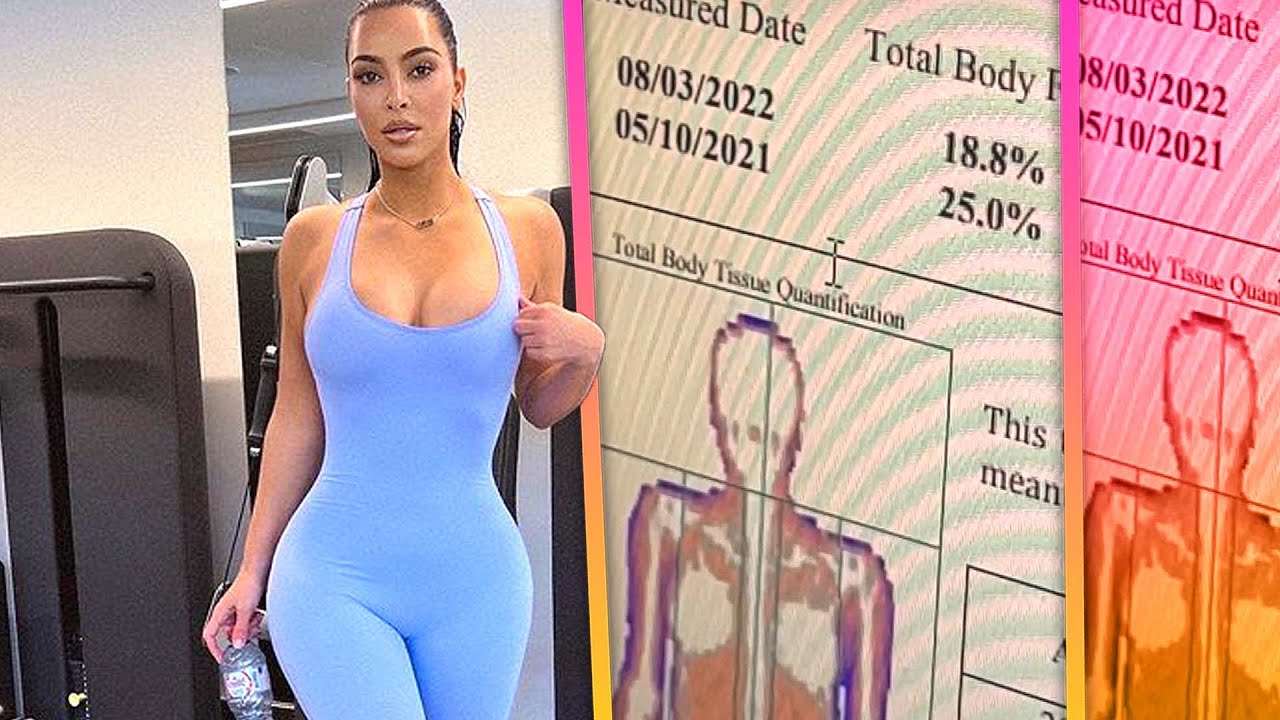 Kim Kardashian Reveals Body Fat Percentage After Body Scan