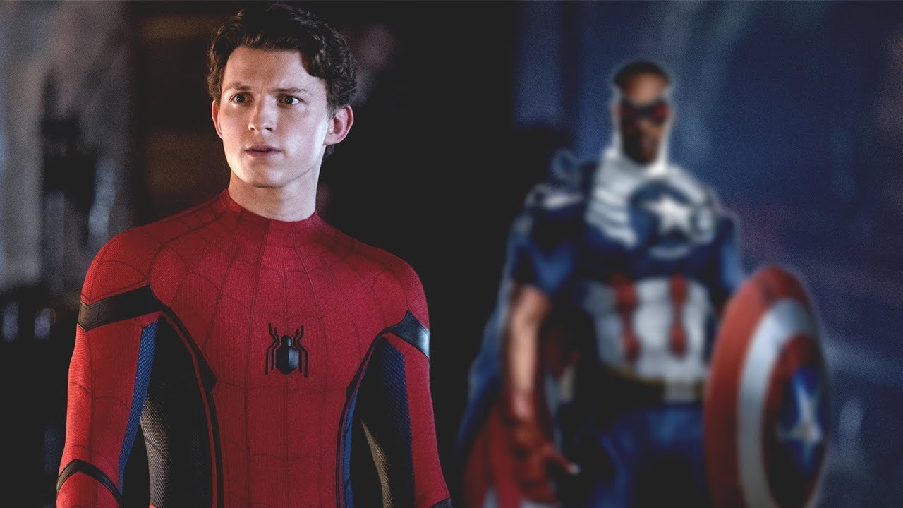 CAPTAIN AMERICA FALCON SPIDER MAN FAR FROM HOME DELETED SCENE