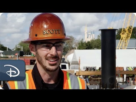 Progress on the TRON Attraction Coming to Magic Kingdom Park