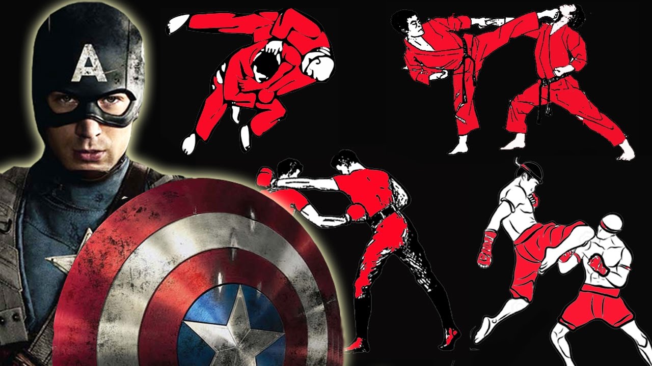 How many fighting styles does Captain America know in Avengers: Endgame?