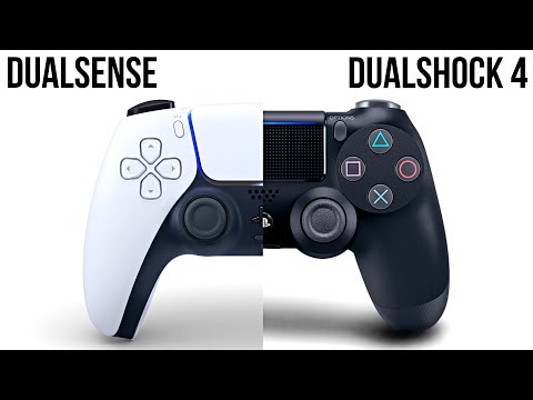 DualSense PS5 vs DualShock 4 Controller Comparison - Size & Look