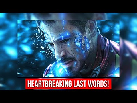 Endgame Script Reveals Tony Stark's Heartbreaking Last Thought