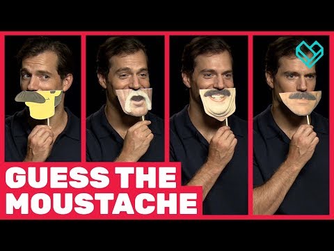 Henry Cavill Plays Guess the Moustache