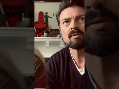 Karl Urban Loves His Helmet From 'The Lord Of The Rings' #TheBoys