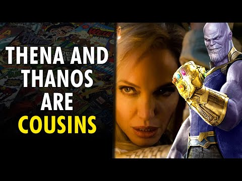 Thena and Thanos are cousins #eternals #thanos