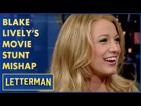 Blake Lively Paid The Price For Doing Her Own Stunts | Letterman