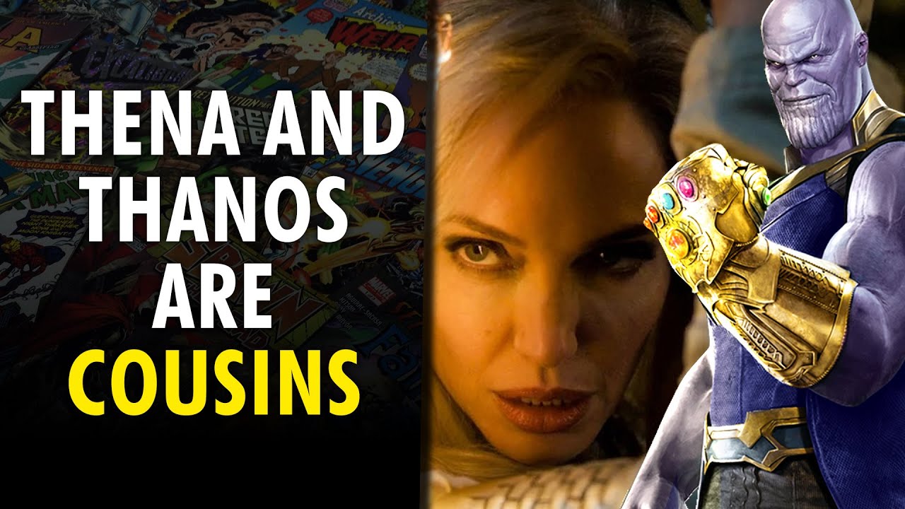 Thena and Thanos are cousins #eternals #thanos