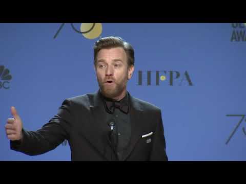 Ewan McGregor on Reprising 'Obi-Wan Kenobi' Role -  2018 Golden Globes - Full Backstage Speech