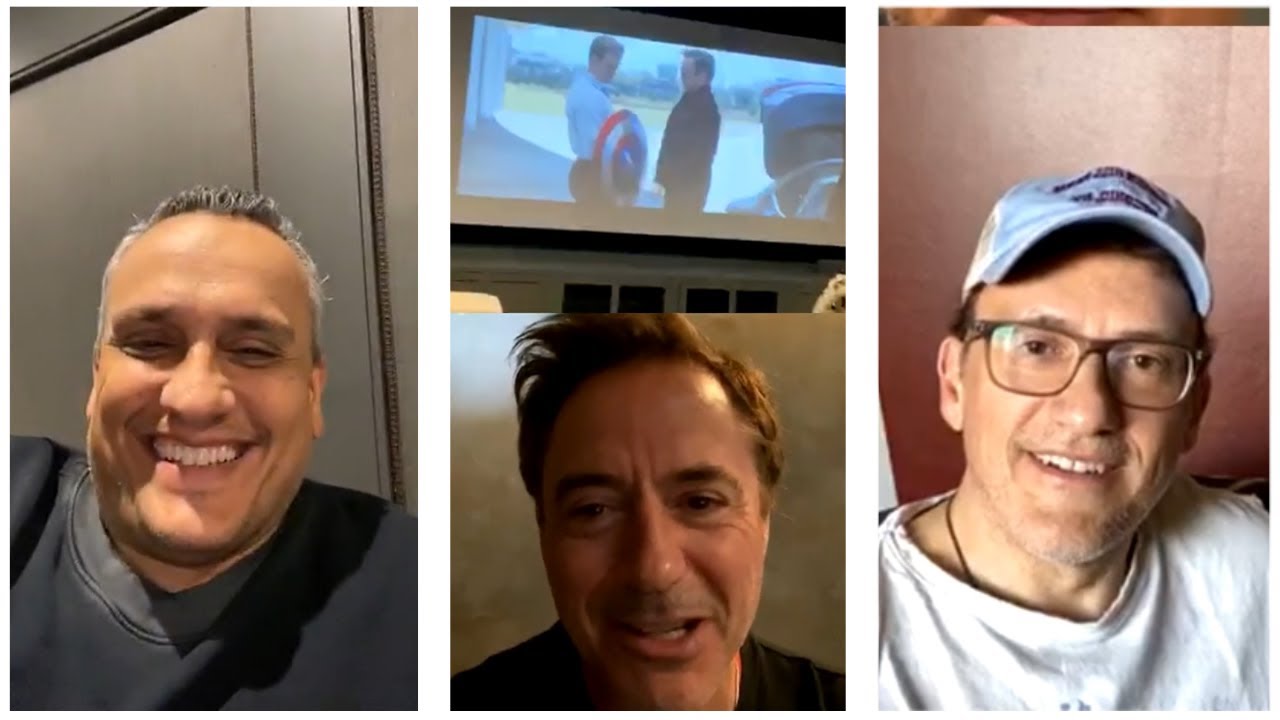 'Avengers: Endgame' Quarantine Watch Party | Russo Brothers, Robert Downey Jr.