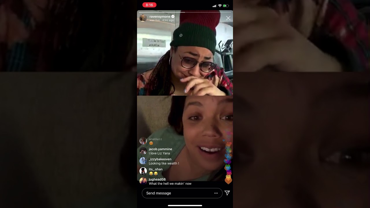 Raven-Symoné and Kiely Williams - Instagram Live (04-09-2020)