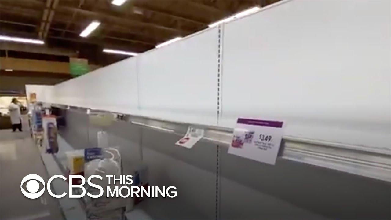 Public spaces, grocery stores empty amid coronavirus fears