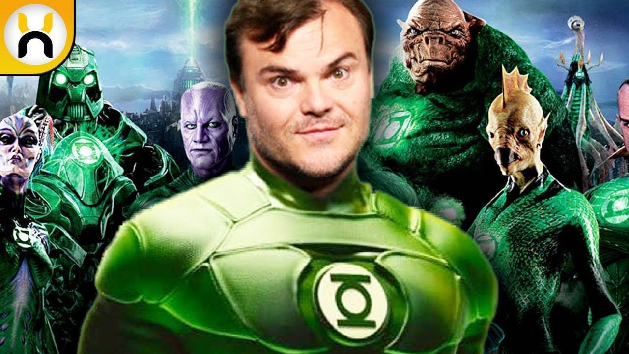 The Weird Cancelled Jack Black Green Lantern Movie