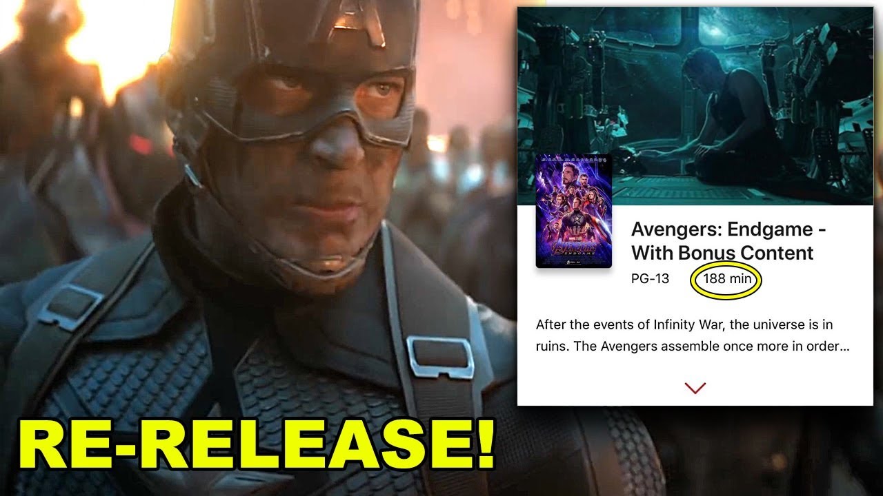 EVERYTHING You Need to Know About RE-Release of AVENGERS ENDGAME