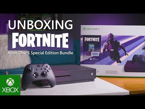 Unboxing Xbox One S Fortnite Battle Royale Special Edition Bundle