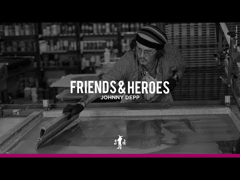 Johnny Depp x Castle Fine Art | Friends & Heroes