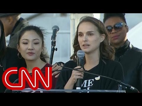 Natalie Portman speaks at Women's March