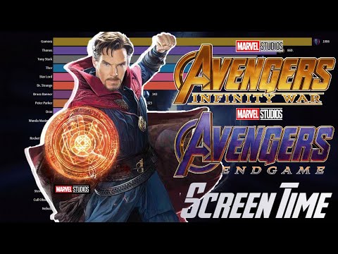 Avengers: Endgame and Infinity War Screen Time Combined in seconds