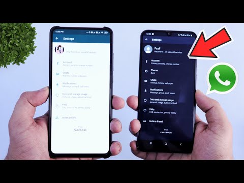 How To Enable Dark Mode In Official Whatsapp - New Update 2020