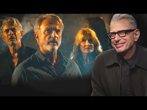 Jeff Goldblum on TRIPPY Reunion With Jurassic Park Co-Stars (Exclusive)