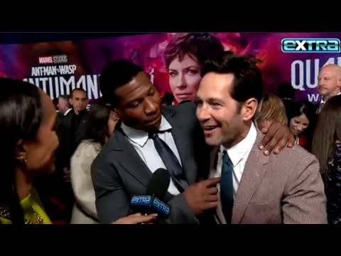 ‘Ant-Man’: Watch Paul Rudd CRASH Jonathan Majors’ Interview! (Exclusive)
