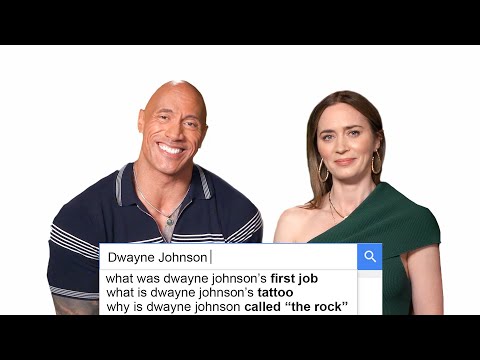 Emily Blunt & Dwayne Johnson Answer The Web