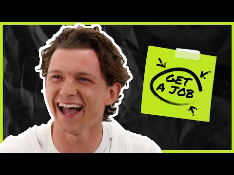 Tom Holland Gives Honest Feedback on Tottenham & American Food | Get A Job
