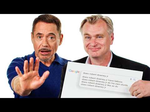 Robert Downey Jr. & Christopher Nolan Answer The Web