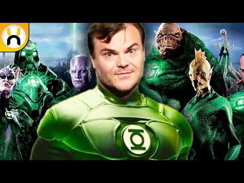 The Weird Cancelled Jack Black Green Lantern Movie