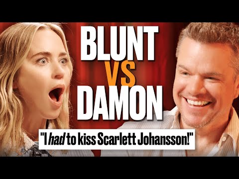 Matt Damon & Emily Blunt Argue Over Bad American Food | Agree To Disagree @ladbiblestories