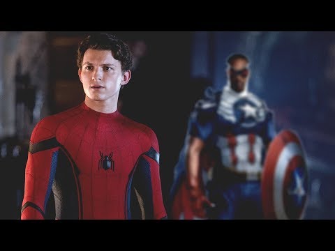CAPTAIN AMERICA FALCON SPIDER MAN FAR FROM HOME DELETED SCENE