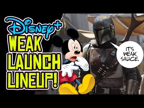 Disney Plus LAUNCH DAY Lineup is WEAK! Banks on STAR WARS!