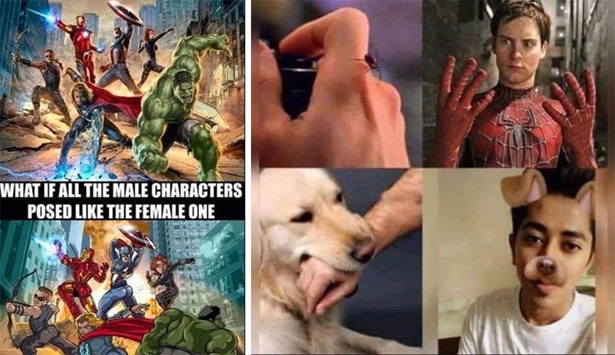 superhero logic meme AT
