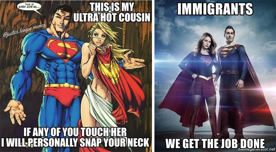 superman supergirl memes AT