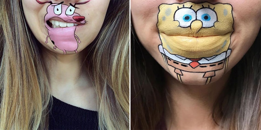 THIS MAKEUP ARTIST TURNS HER LIPS INTO MIND BLOWING POP ICONS THAT LOOK SUPER REAL