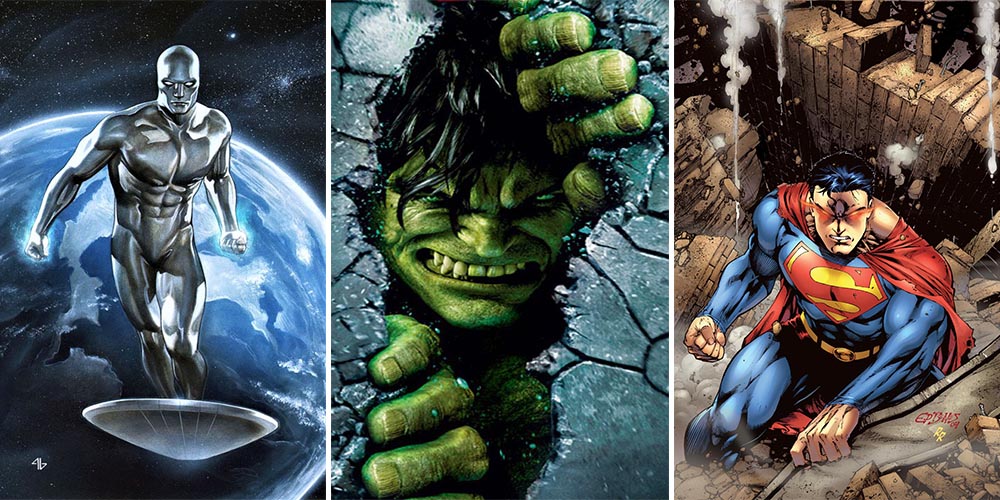 powerful heroes who beat hulk AT