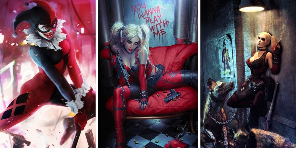 25 Insanely Amazing Pieces of Harley Quinn Fan Art That Will Make Your Day!