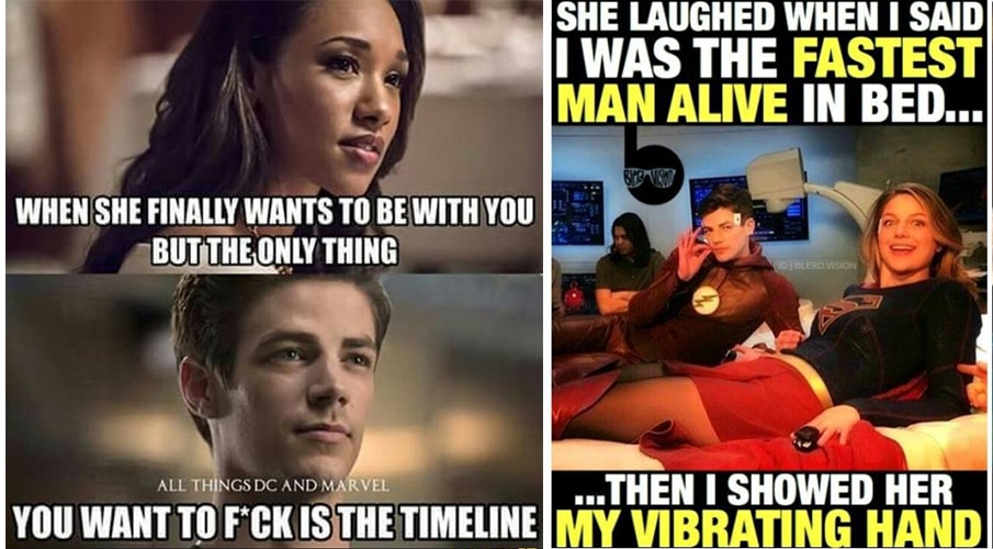 28 Hilariously Savage Flash Timeline Memes That Will Make Fans Go LOL