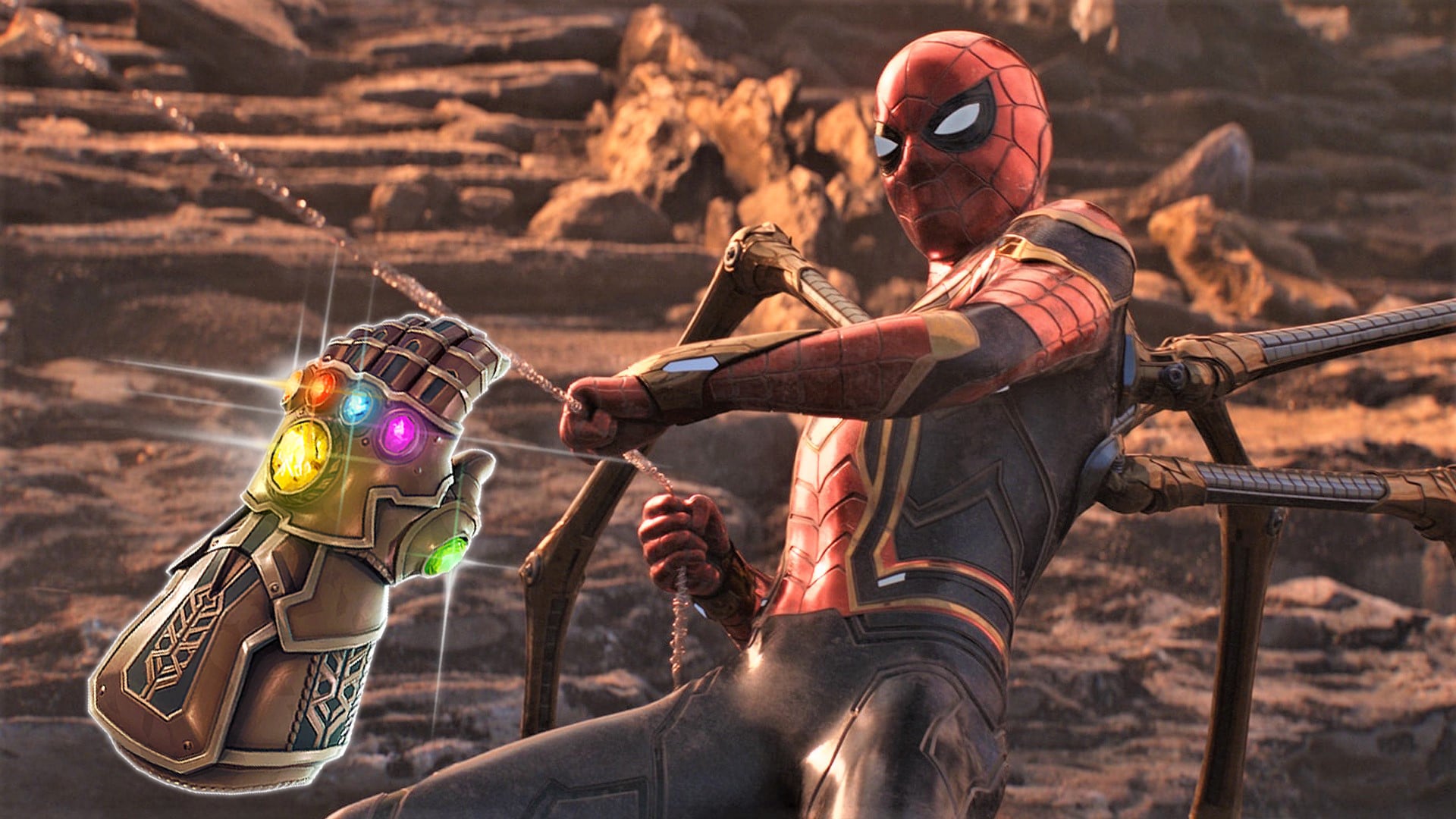 Infinity War Screen Capture Shows How Close Spider-Man Was To Getting The  Gauntlet Off Thanos - Animated Times