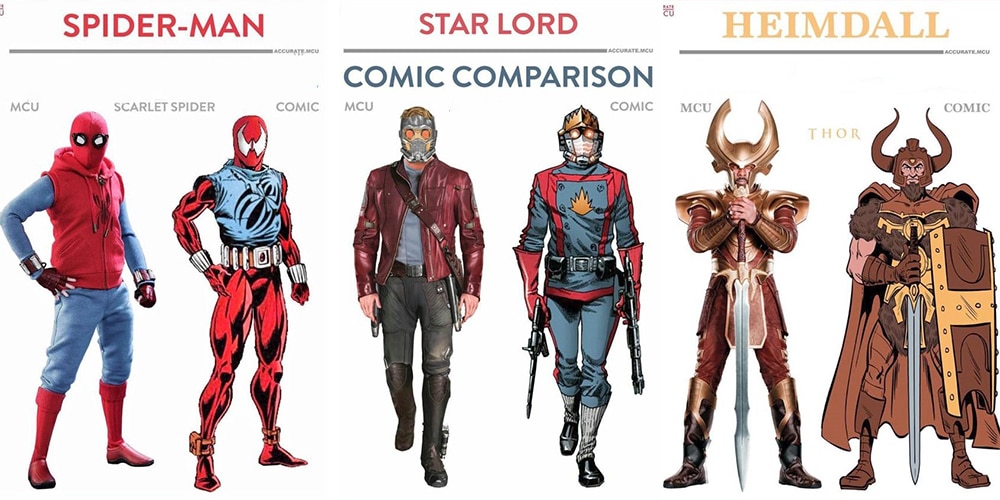Comic Book Vs Movie: How Accurate Are These ‘MCU Characters’ To Their ‘Comic Book Versions?’