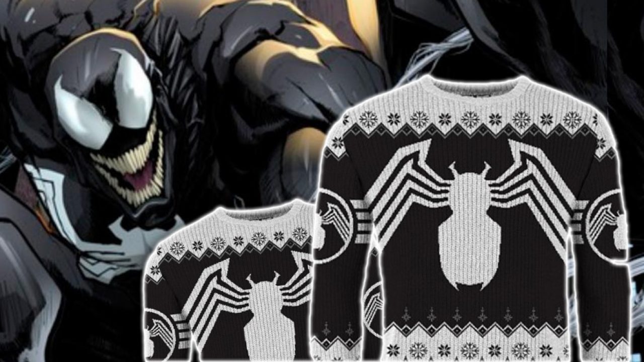 venom ugly christmas sweater