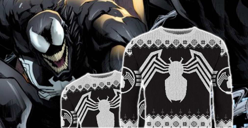 The ‘Ugly Venom’ Christmas Sweaters Are Out For Pre-Order Only On Merchoid
