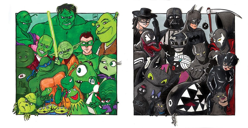 This Artist Sorted ‘Popular Characters’ By Their ‘Color’ And They All Make Amazing Teams