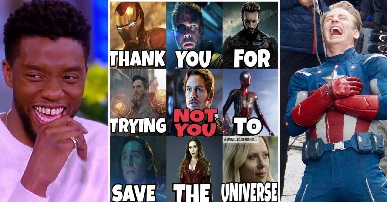 Avengers saving the universe Infinity War meme