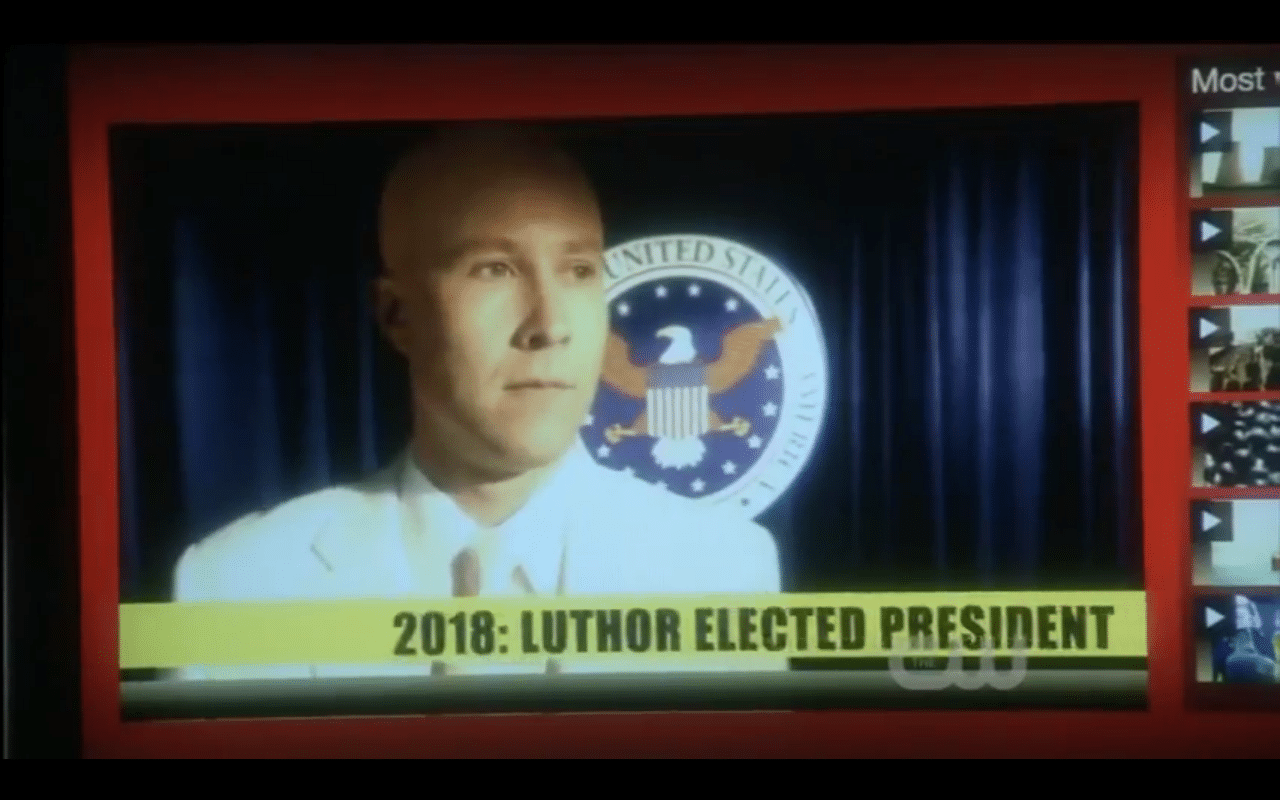 Smallville: Lex Luthor Was Elected The President This Day