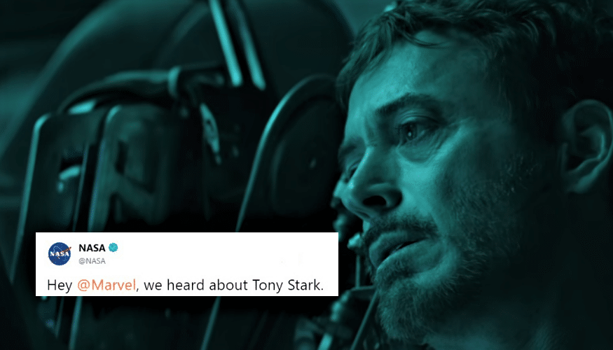 Endgame: Marvel Finally Responds To NASA’s Tweet On ‘Saving’ Tony Stark