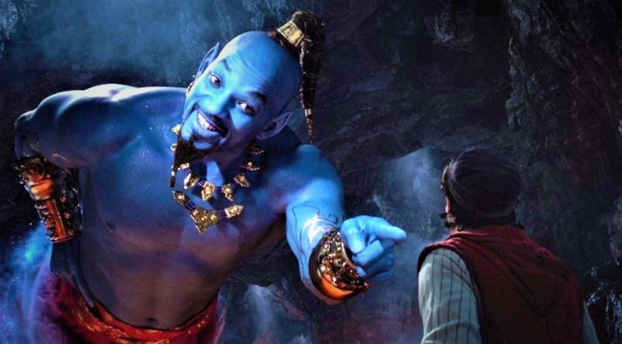 A New Look At Will Smith S Blue Genie From Aladdin Released