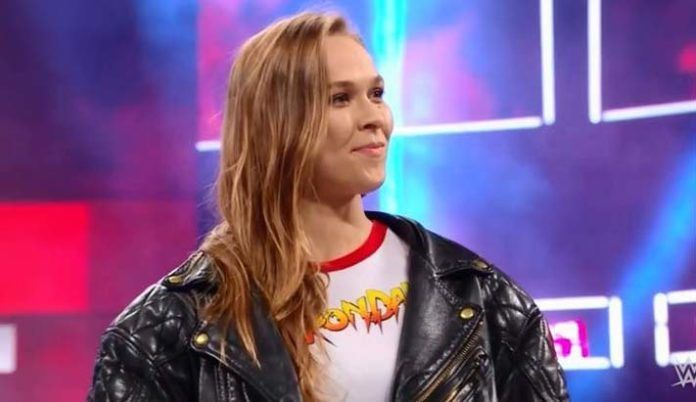 WWE Elimination Chamber: Ronda Rousey Sports Her ‘Mortal Kombat’ Sonya Blade Gear