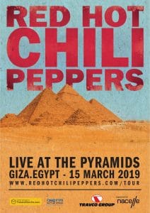 Red Hot Chili Peppers Will Livestream Egypt Pyramids Performance